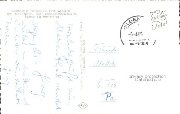Marienthal Westerwald Gasthaus Pension zur Post Hirsch – Bild 2