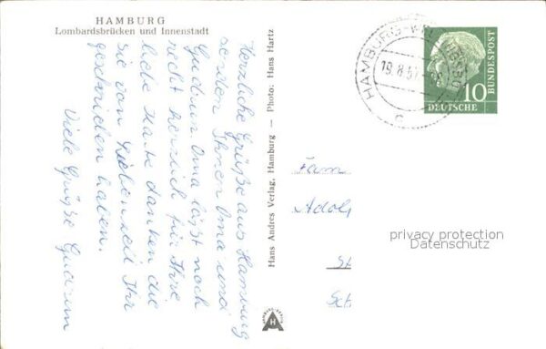 Hamburg Lombardsbrücken und Innenstadt – Bild 2