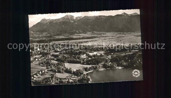 Murnau Staffelsee mit Herzogstand und Heimgarten Bayerisc