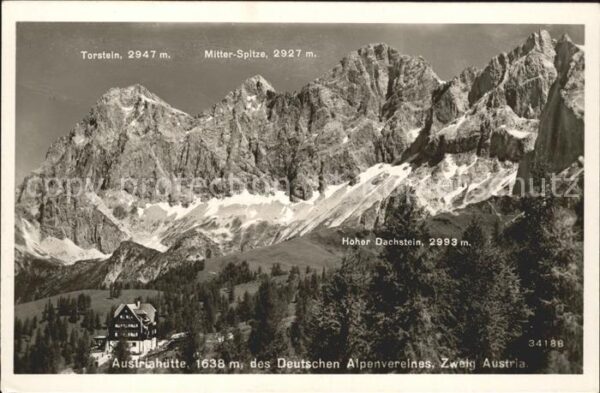 Austriahuette Berghaus Dachsteingebirge