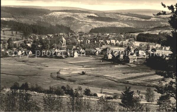 Schmiedefeld Rennsteig Panorama Luftkurort