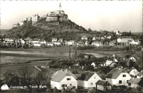 Guessing Blick zur Burg Teich