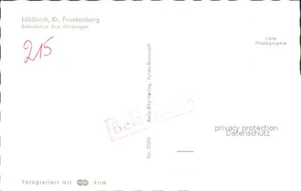 Loehlbach im Kellerwald Fliegeraufnahme – Bild 2