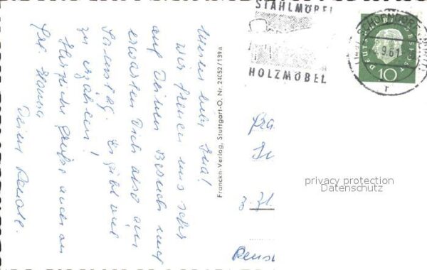 Schorndorf Wuerttemberg Marktplatz Brunnen Fachwerkhaus – Bild 2