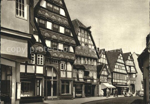 Bad Salzuflen Alte Häuser in der Langestrasse