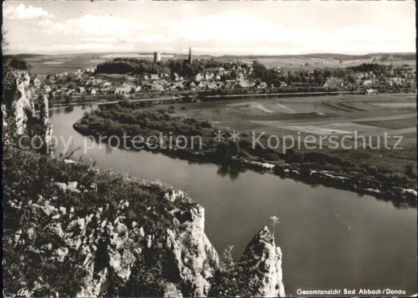 Bad Abbach Gesamtansicht Donau