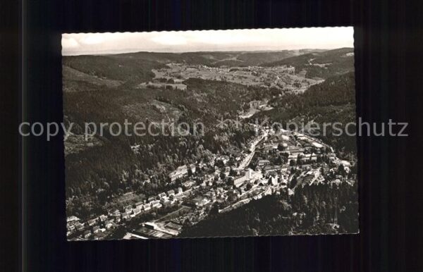 St Blasien Kneipp Kurort Schwarzwald Fliegeraufnah