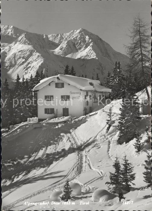 Kappl Tirol Alpengasthof Dias Winterimpressionen