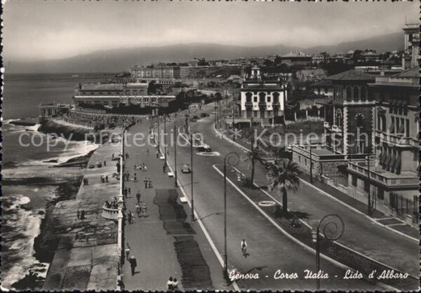 Genova Genua Liguria Corso Italia Lido d_Albaro