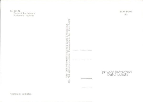 Bonn Rhein Bundeshaus Wappen – Bild 2