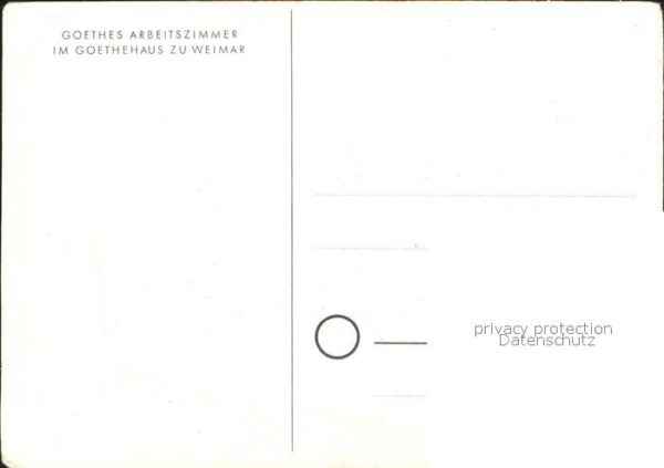 Weimar Thueringen Goethehaus Arbeitszimmer – Bild 2