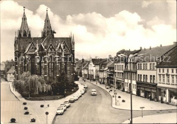 Muehlhausen Thueringen Wilhelm Pieck Platz Kirche