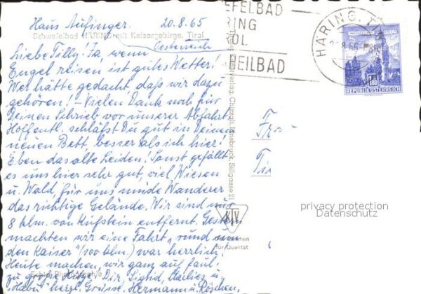 Bad Haering Tirol Gesamtansicht mit Kaisergebirge Schwefe – Bild 2