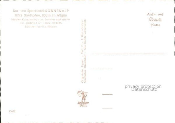 Sonthofen Oberallgaeu Kurhotel Sonnenalp – Bild 2