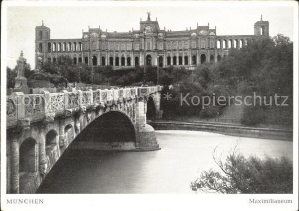 Muenchen Maximilianeum Brücke