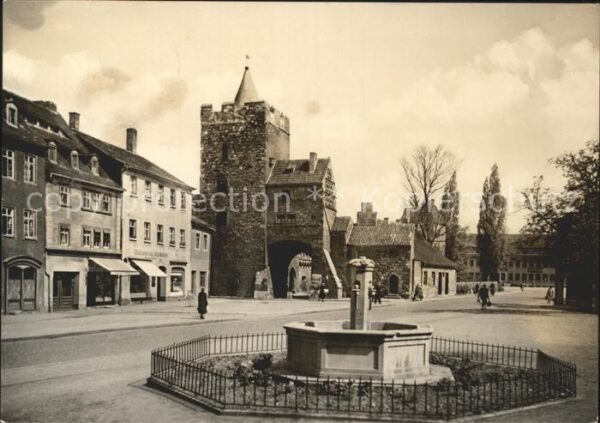Naumburg Saale Marientor Brunnen