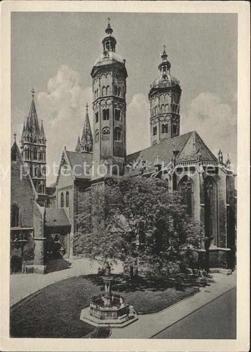 Naumburg Saale Dom Querhaus mit gotischem Ostchor Drei