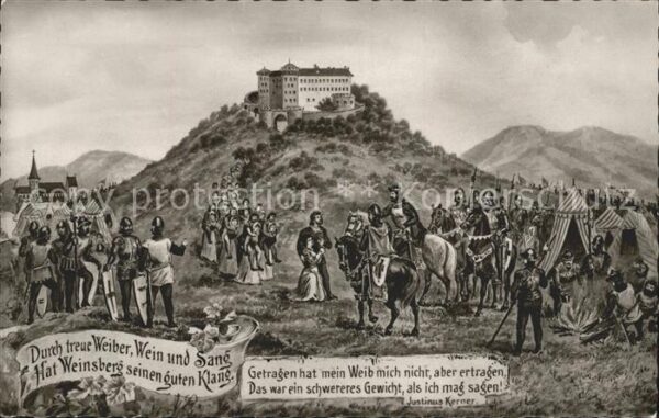 Weinsberg Burg Ritter Gedicht Justinus Kerner Bro