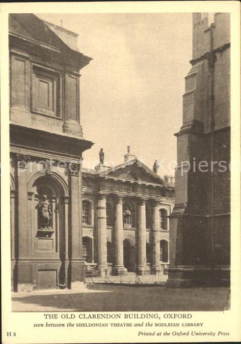 Oxford Oxfordshire Old Clarendon Building