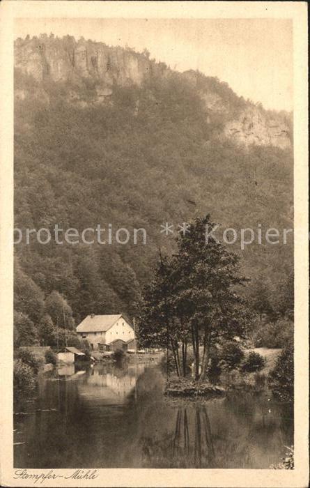 Goessweinstein Stempfer Mühle Fränkische Schweiz Kupfe