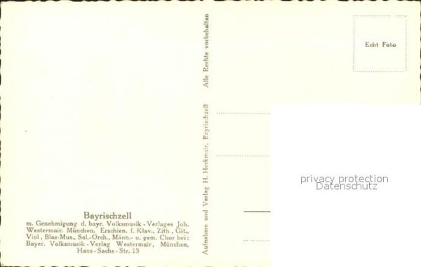 Bayrischzell bayr. Volksmusik Lied – Bild 2