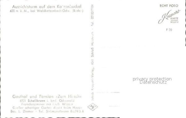Waldkatzenbach Aussichtsturm Katzenbuckel – Bild 2