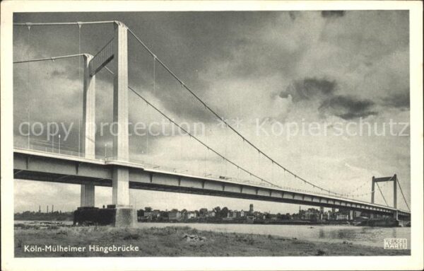 Muelheim Koeln Hängebrücke