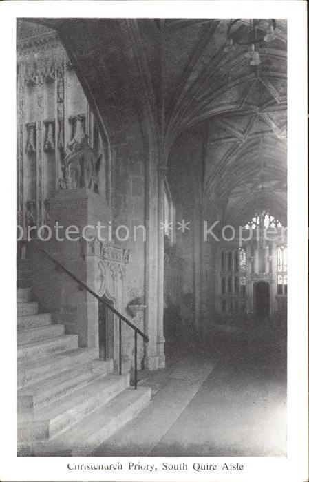 Christchurch Dorset Priory Soth Quire Aisle