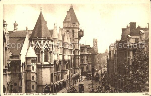 London Law Courts Fleet Street