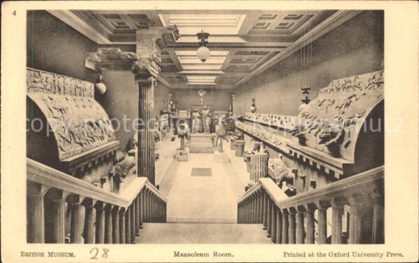 London Britisch Museum Mausoleum Room
