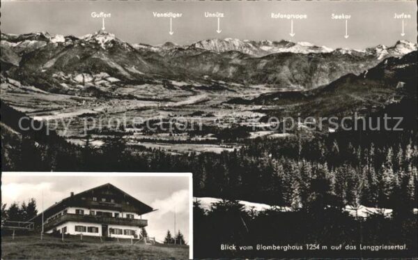 Lenggries Berggasthof Blomberghaus Guffert Venedi