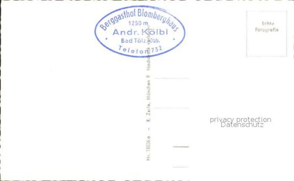 Lenggries Berggasthof Blomberghaus Guffert Venedi – Bild 2