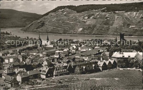Bingen Rhein Blick Mäuseturm Burg Ehrenfels