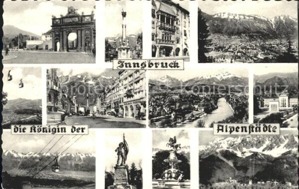 Innsbruck Luftseilbahn Die Königin der Alpenstädt