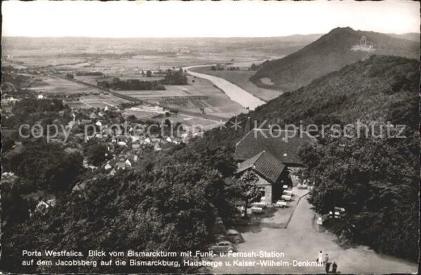 Porta Westfalica Jacobsberg Bismarckburg Hausberge Kaise