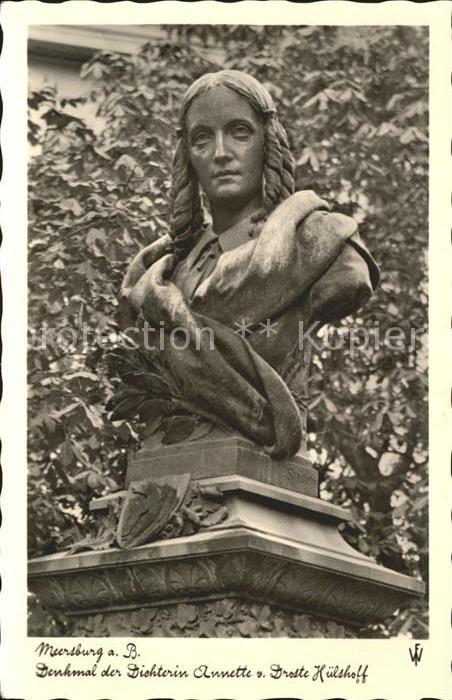 Meersburg Bodensee Denkmal Dichterin Annette Droste Hülsho
