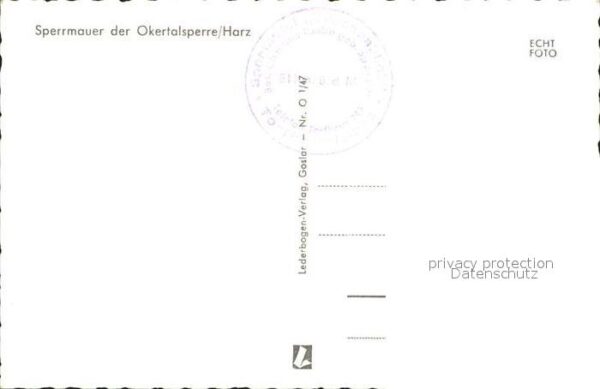 Okertalsperre Sperrmauer – Bild 2