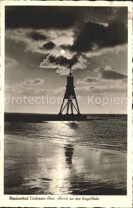 Cuxhaven Nordseebad Döse Kügelbake