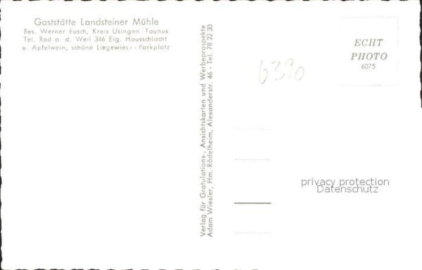 Usingen Gaststätte Landsteiner Mühle – Bild 2