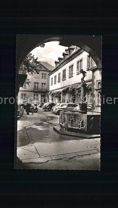 Koblenz Rhein spruckenden Schängelchen Brunnen