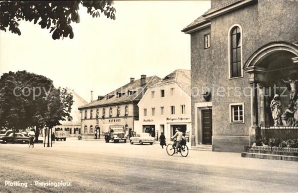 Plattling Isar Bayern Preysingplatz