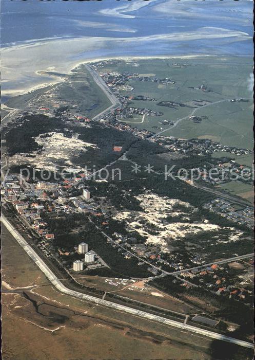 St Peter-Ording Fliegeraufnahme Kurzentrum Tümlauer Buc