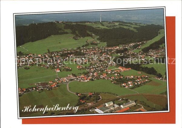 Hohenpeissenberg Fliegeraufnahme Berggasthof Bayerischer