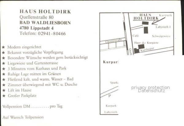 Bad Waldliesborn Kurheim Haus Holtdirk – Bild 2