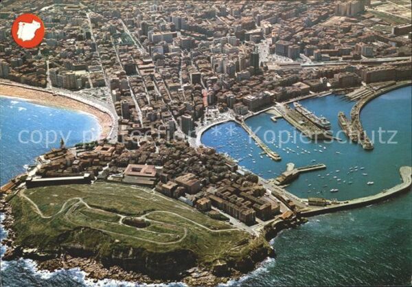 Gijon Fliegeraufnahme