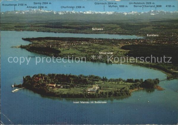 Insel Mainau Kreuzberge Säntis Altmann Churfirsten G