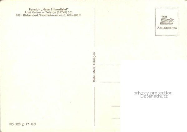Birkendorf Pension Haus Silberdistel – Bild 2