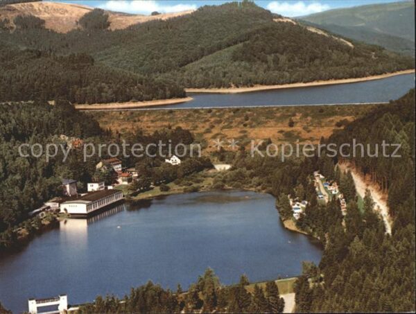 Osterode Harz Sösetalsperre Fliegeraufnahme