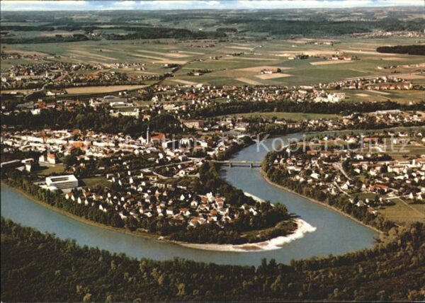 Muehldorf Inn Fliegeraufnahme