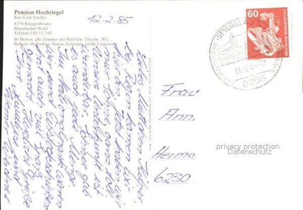 Klingenbrunn Pension Hochriegel – Bild 2